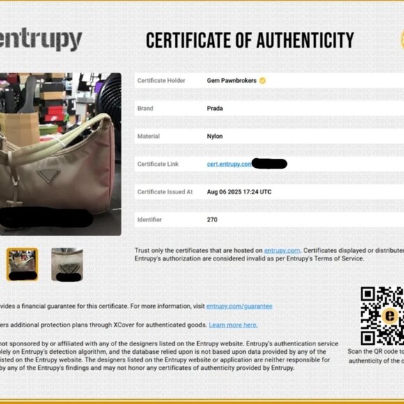 Prada Purse Re-Nylon Re-Edition 2000 Mini Bag - Neutral - Picture 13 of 15